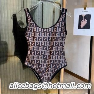 Good Product Fendi FF Swimwear 0306 Brown/Black 2024