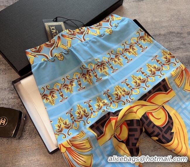 Unique Style Versace x Fendi Fendace Yoga Activewear 0307 Blue/Yellow 2024