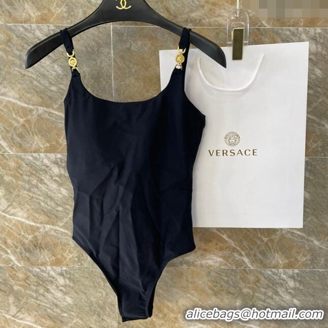 ​Inexpensive Versace Medusa One Piece Swimwear 030702 Black 2024