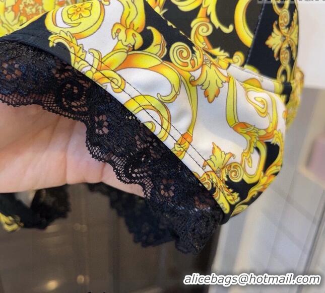 ​Pretty Style Versace Swimwear with 0307 Lace Yellow/Black 2024