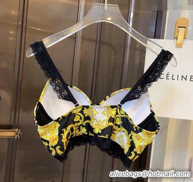 ​Pretty Style Versace Swimwear with 0307 Lace Yellow/Black 2024