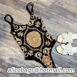 ​Fashion Discount Versace Swimwear 030701 Black/Gold 2024