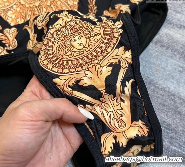 ​Fashion Discount Versace Swimwear 030701 Black/Gold 2024