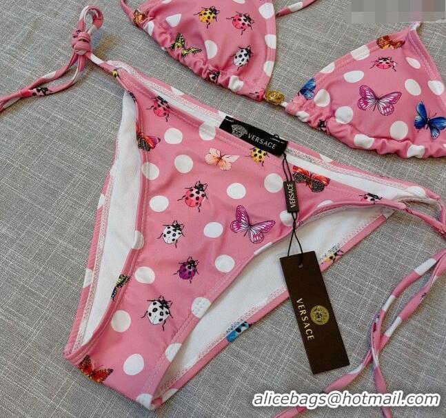 ​Buy Classic Versace Butterfly Swimwear 0307 Pink 2024