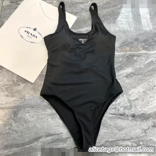 ​Good Quality Prada logo Swimwear 0307 Black 2024