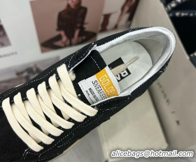 Big Discount Golden Goose GGDB Ball Star Sneakers in Black Suede and Mesh 0328096