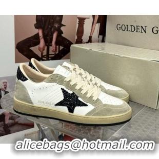 Unique Style Golden Goose GGDB Ball Star Sneakers in White Calfskin and Grey Suede 328112