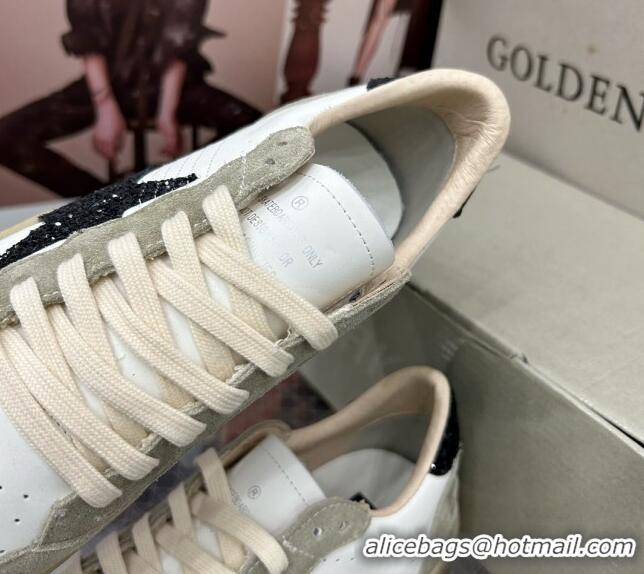 Unique Style Golden Goose GGDB Ball Star Sneakers in White Calfskin and Grey Suede 328112