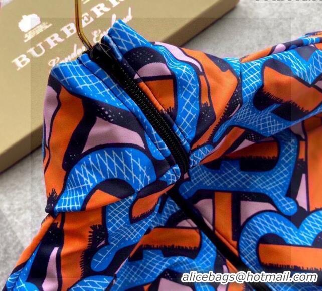 Top Quality Burberry TB Swimwear 0307 Blue 2024