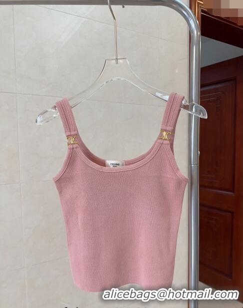 Cheapest Celine Triomphe Vest 0307 Light Pink 2024