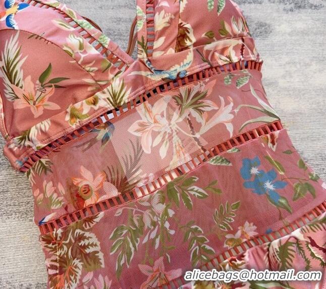 ​Promotional Gucci Printed Mesh Swimwear G0307 Pink 2024