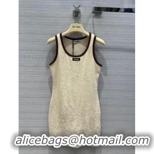 Promotional Miu Miu Knit Vest D040703 Beige 2024