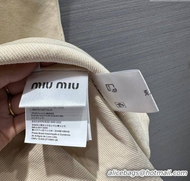 Promotional Miu Miu Knit Vest D040703 Beige 2024