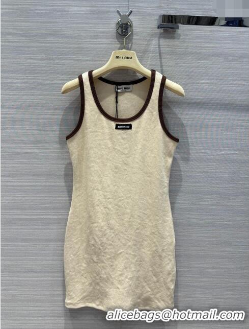 Promotional Miu Miu Knit Vest D040703 Beige 2024