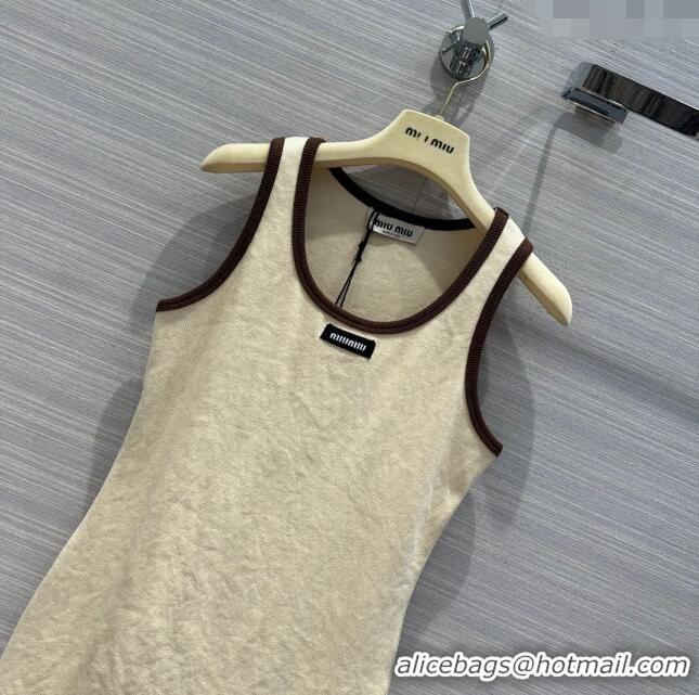 Promotional Miu Miu Knit Vest D040703 Beige 2024