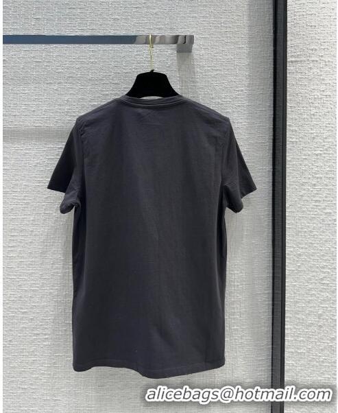 Buy Inexpensive Dior Cotton T-shirt D040707 Grey 2024