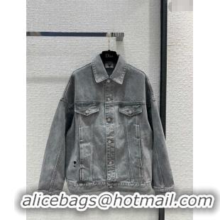 Famous Brand Dior Denim Jacket D040709 Grey 2024