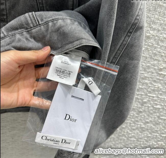 Famous Brand Dior Denim Jacket D040709 Grey 2024