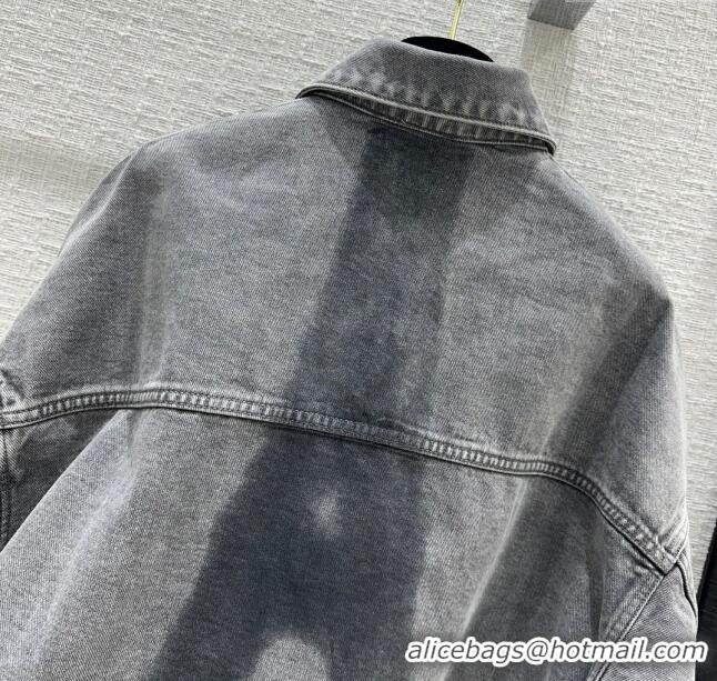 Famous Brand Dior Denim Jacket D040709 Grey 2024