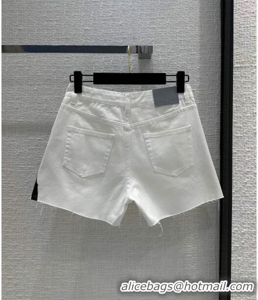 Super Quality Dior Denim Shorts D040712 White 2024