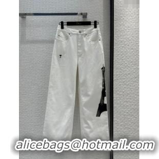 Super Quality Dior Denim Pants D040713 White 2024