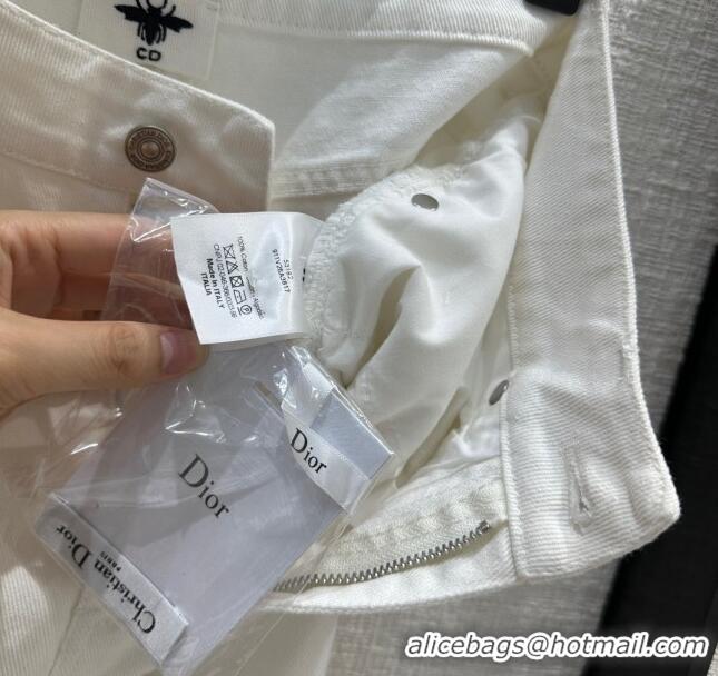 Super Quality Dior Denim Pants D040713 White 2024