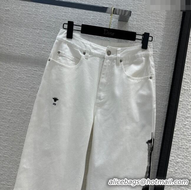 Super Quality Dior Denim Pants D040713 White 2024