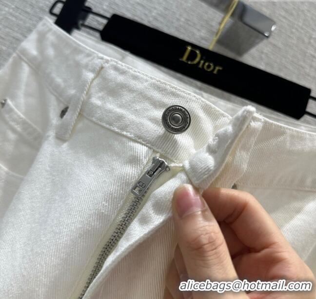 Super Quality Dior Denim Pants D040713 White 2024