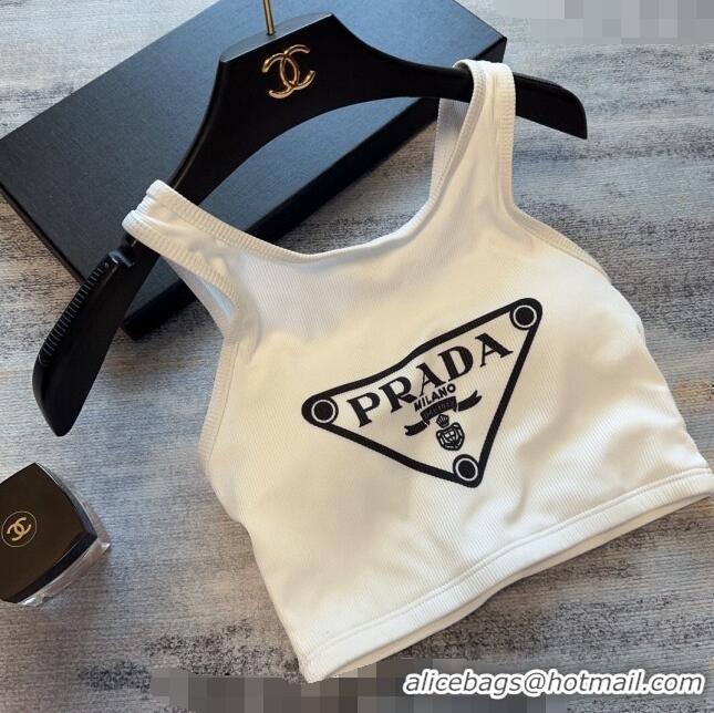 Most Popular Prada Yoga Activewear 0307 White/Black 2024