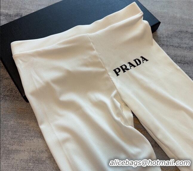 Most Popular Prada Yoga Activewear 0307 White/Black 2024