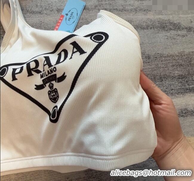 Most Popular Prada Yoga Activewear 0307 White/Black 2024