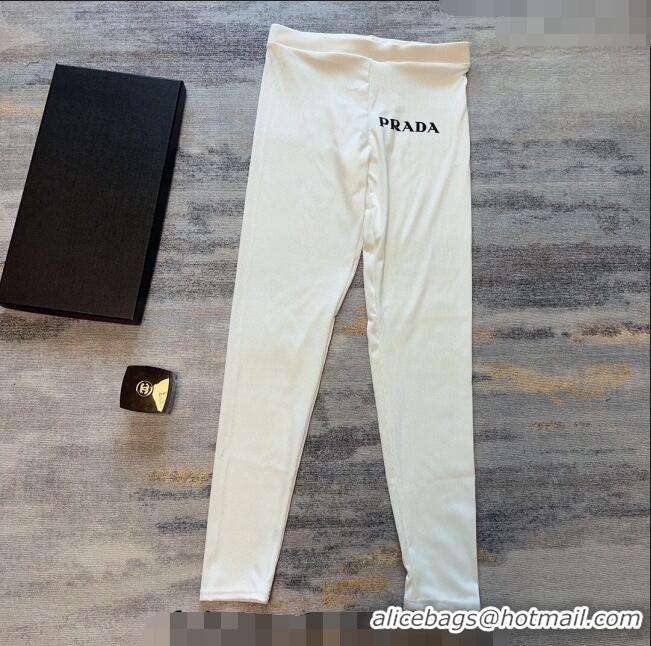 Most Popular Prada Yoga Activewear 0307 White/Black 2024