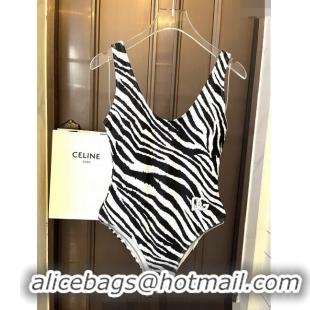 ​Free Shipping Dolce & Gabbana DG Stripes Printed Swimwear 0308 White/Black 2024