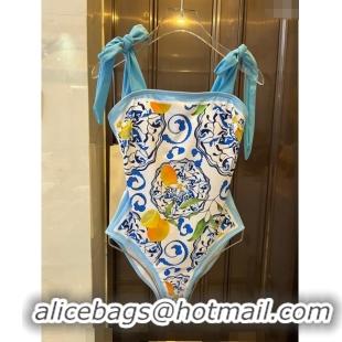 ​Reasonable Price Dolce & Gabbana DG Swimwear 0308 Light Blue 2024