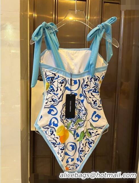 ​Reasonable Price Dolce & Gabbana DG Swimwear 0308 Light Blue 2024