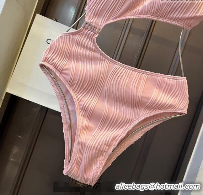 Well Crafted Miu Miu Striped Swimwear 0308 Pink 2024