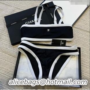 ​New Design Chanel Swimwear 0308 Black/White 2024