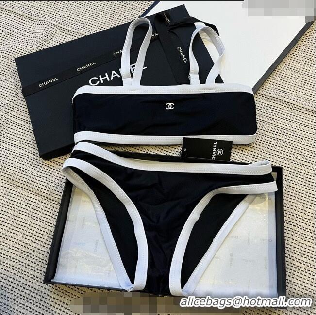 ​New Design Chanel Swimwear 0308 Black/White 2024