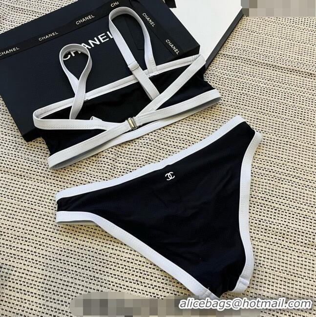 ​New Design Chanel Swimwear 0308 Black/White 2024