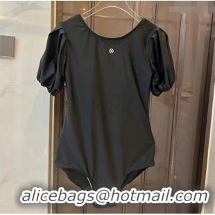 Famous Brand Chanel Swimwear with Back Lace 0308 Black 2024