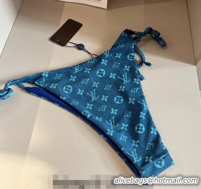 ​Unique Grade Louis Vuitton Swimwear 0308 Denim Blue 2024