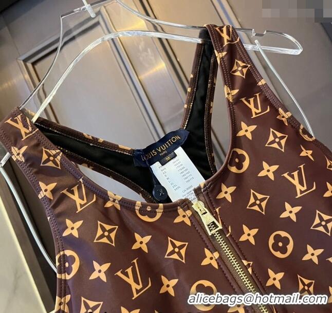 Buy Discount Louis Vuitton Monogram Swimwear with Zip LV0308 2024