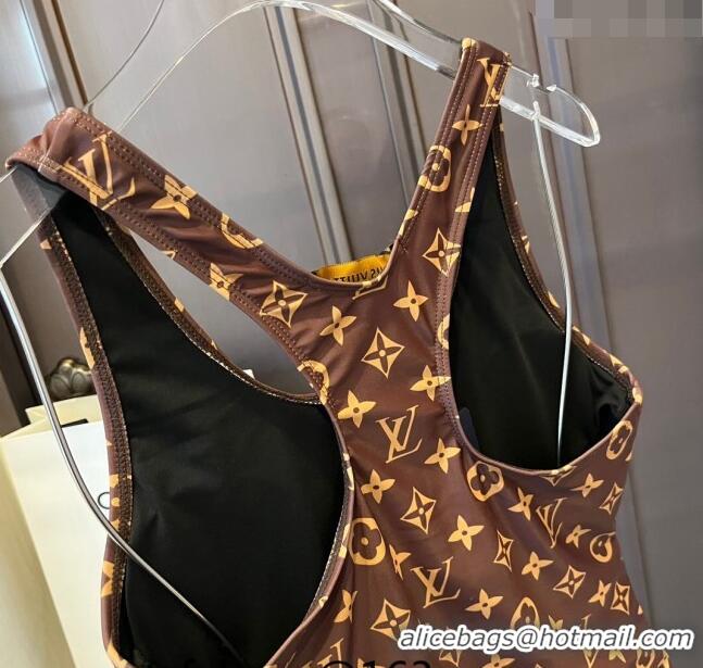 Buy Discount Louis Vuitton Monogram Swimwear with Zip LV0308 2024