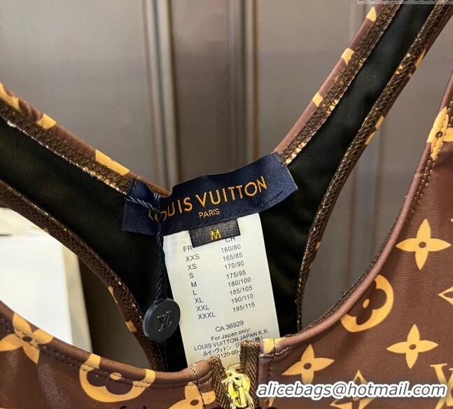 Buy Discount Louis Vuitton Monogram Swimwear with Zip LV0308 2024