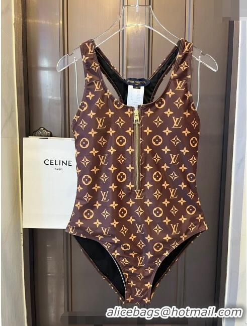 Buy Discount Louis Vuitton Monogram Swimwear with Zip LV0308 2024