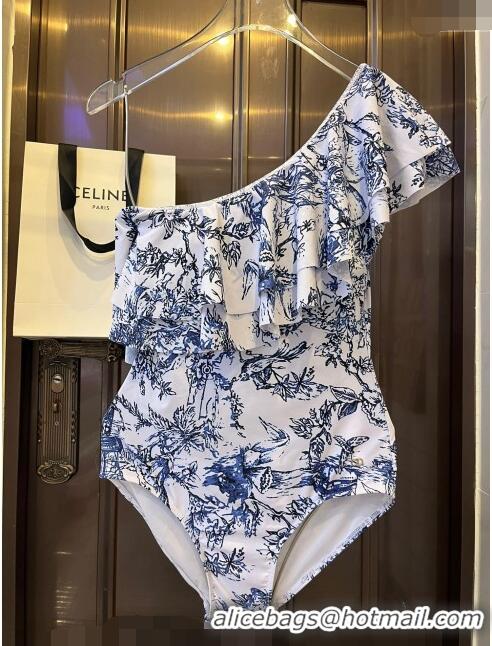 ​Reasonable Price Dior Ruffled Swimwear 0308 Blue 2024