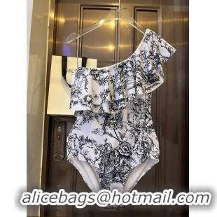 ​Top Quality Dior Ruffled Swimwear 0308 Black 2024