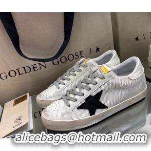 Perfect Golden Goose GGDB Super-Star Sneakers in White Mesh 328140