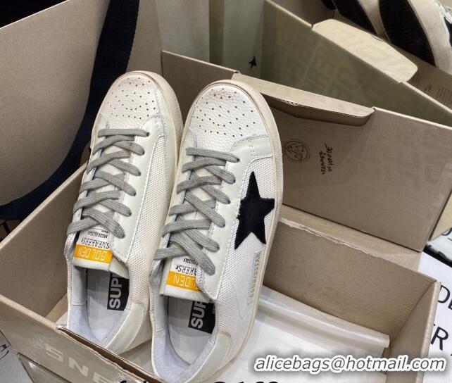 Perfect Golden Goose GGDB Super-Star Sneakers in White Mesh 328140