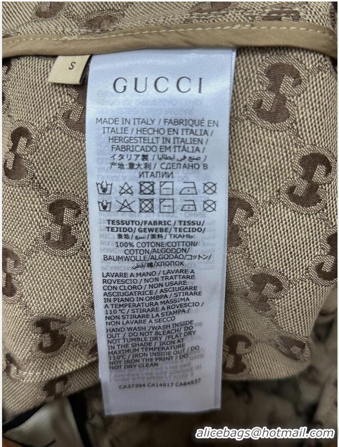 ​Super Quality Gucci GG Monogram Leather Trimmed Cotton Blend Canvas Jacquard Mini Skirt G1563